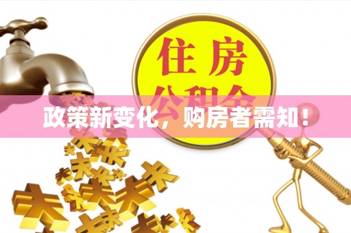 陆川政策新变化，购房者需知！